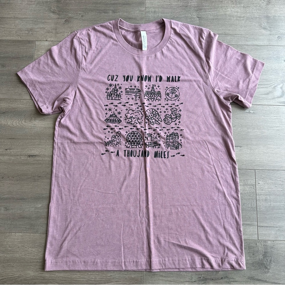 EUC - Disney parks inspired t-shirt - size large